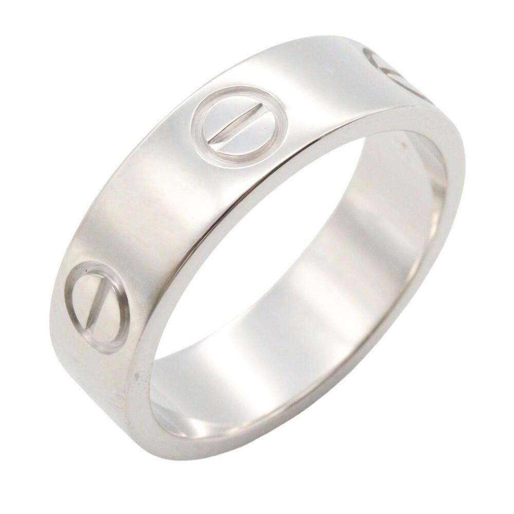 CARTIER 18k Silver Love Ring